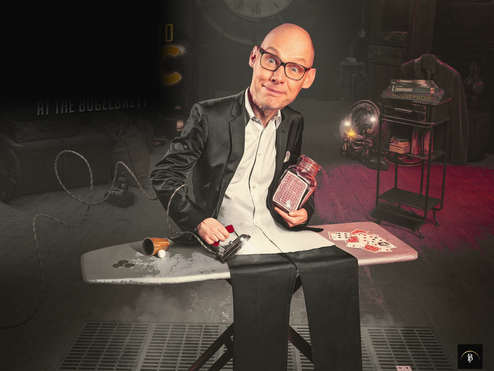 Plakat der Show Thomas Otto – Magic at the Bügelbrett